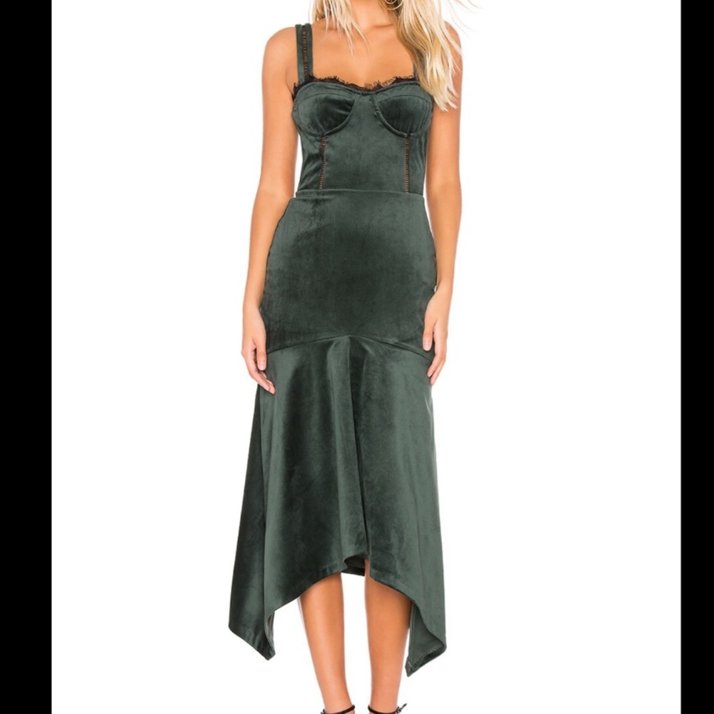 Karina Grimaldi Irma Velvet Dress